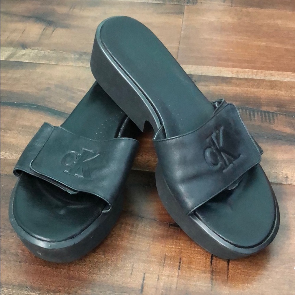 Vintage Calvin Klein Slides